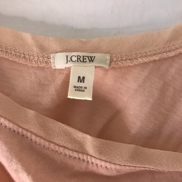 J. Crew Permanent Rhinestone Brooch Tank Top, Size: M, Color: Blush (Pink) - Picture 5 of 7